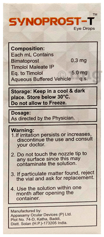 Synoprost-T Eye Drop