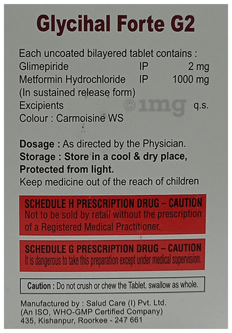 Glycihal Forte G2 Tablet PR