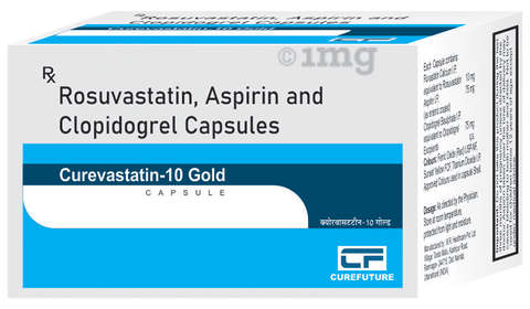 Curevastatin 10 Gold Capsule image