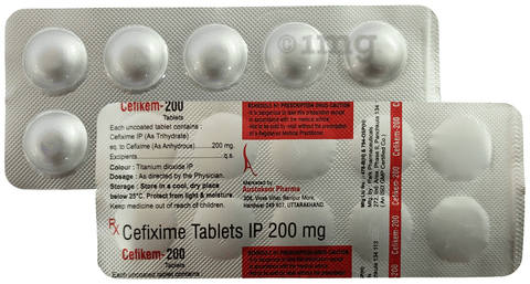 Cefikem 200mg Tablet image