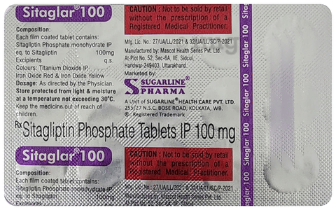 Sitaglar 100 Tablet image