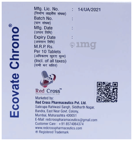 Ecovate Chrono Tablet CR image Ecovate Chrono Tablet CR image