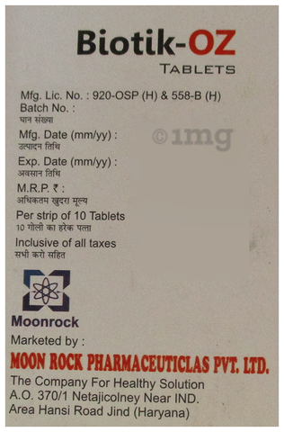 Biotik-OZ Tablet image