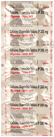 Ziprax 200 DT Tablet image