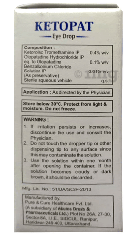 Ketopat Eye Drop image
