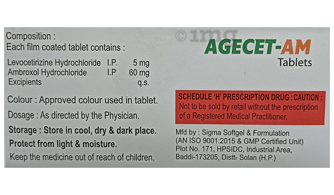 Agecet-AM Tablet image Agecet-AM Tablet image