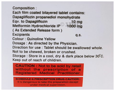 Daxiga M 1000 Tablet ER image