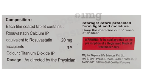 Rosurof 20 Tablet image