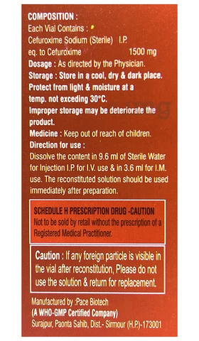 Cefurowell 1.5 Injection image