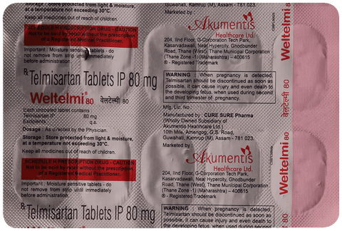 Weltelmi 80mg Tablet image Weltelmi 80mg Tablet image