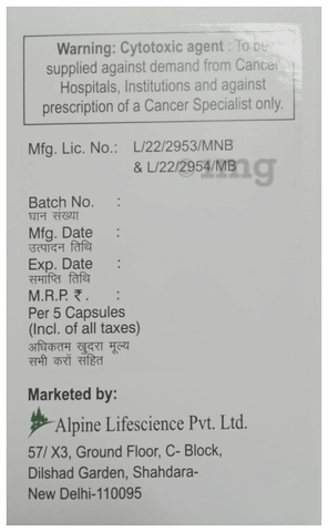 Temopine 100mg Capsule image