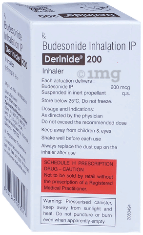 Derinide 200 Inhaler CFC Free image