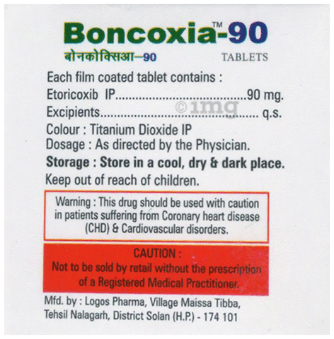 Boncoxia 90 Tablet image Boncoxia 90 Tablet image