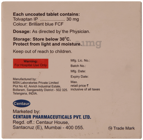 Tvaptan 30 Tablet image