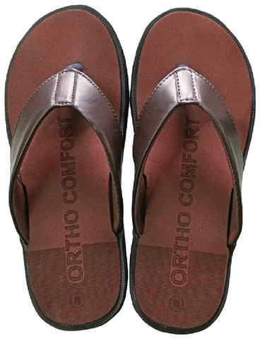 Men's Arch Support Slippers | Asheville Black OrthoFeet