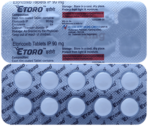 Etoro 90mg Tablet image Etoro 90mg Tablet image