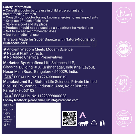Therapia Super Snooze Capsule 6
