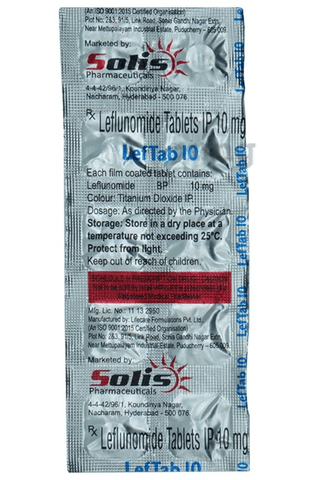 Leftab 10mg Tablet image