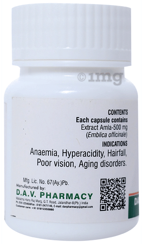 D.A.V. Amla Capsule image D.A.V. Amla Capsule image