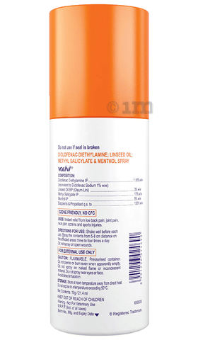 Volini Spray for Sprain, Muscle and Joint Pain Relief | Quick Action | Long-Lasting Relief | Bone, Joint & Muscle Care image