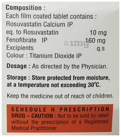 Rosuwise F 10 Tablet image