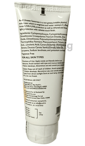Aveil Unseen Physical Sunscreen image