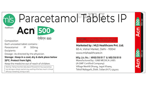 Acn 500 Tablet image Acn 500 Tablet image