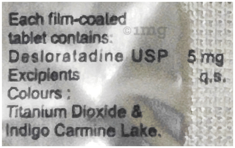 Des-OD 5mg Tablet image