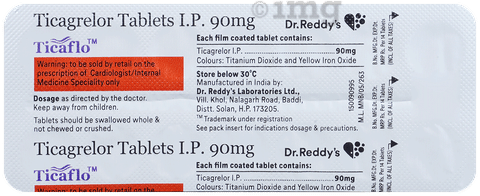 Ticaflo 90mg Tablet image Ticaflo 90mg Tablet image