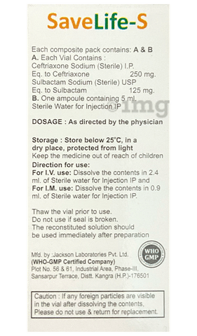 Savelife-S Injection image Savelife-S Injection image