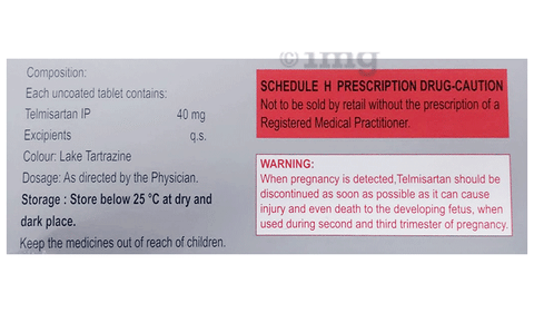 Telmisat 40 Tablet image