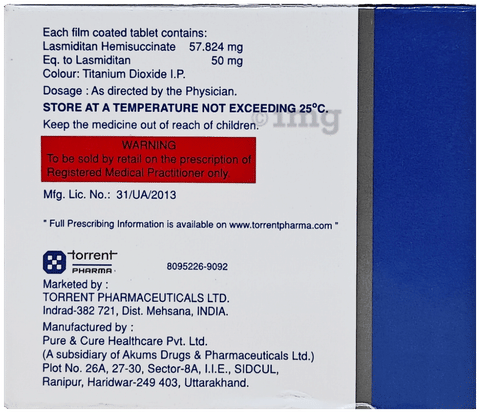 Lasmiray 50mg Tablet image