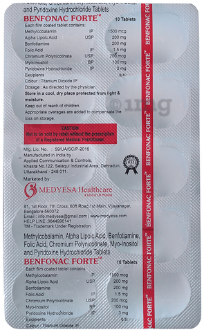 Benfonac Forte Tablet image