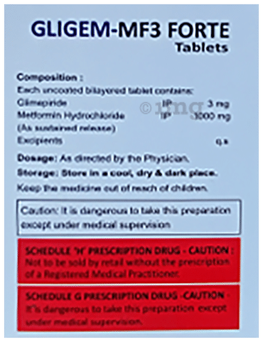 Gligem-MF3 Forte Tablet SR