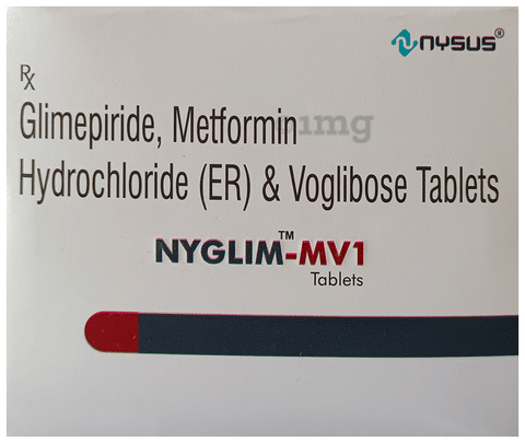 Nyglim-MV 1 Tablet ER image Nyglim-MV 1 Tablet ER image