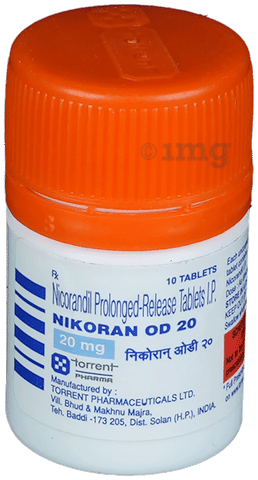 Nikoran OD 20 Tablet image Nikoran OD 20 Tablet image