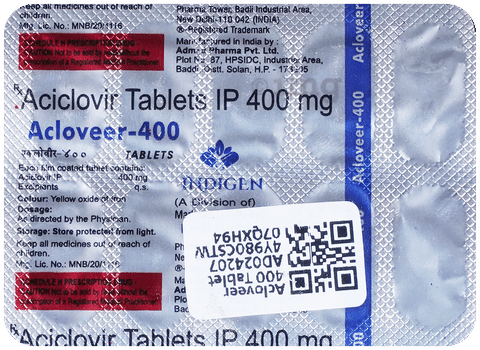 Acloveer 400 Tablet image