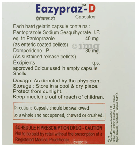 Eazypraz-D Capsule SR image Eazypraz-D Capsule SR image