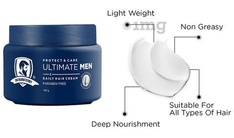Men Deserve  Hair Styling Cream 100g  Provides Medium Hold   Nourishment  Paraben  Sulphate Free  NonGreasy Hair Cream With Olive  Oil Coconut Oil  Keratin  Hair Cream
