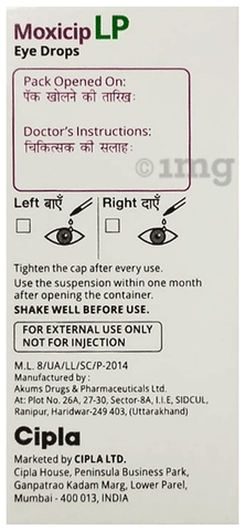 Moxicip LP Eye Drop