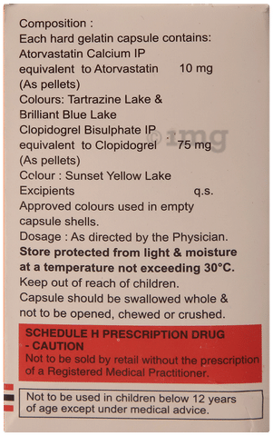 Atorec CV 10 Capsule image Atorec CV 10 Capsule image