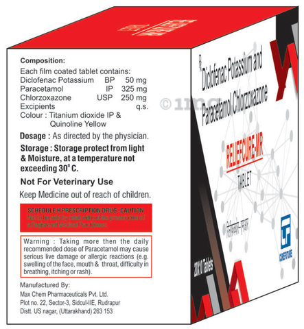 Reliefcure-MR Tablet image