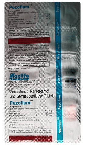 Pezoflam Tablet image