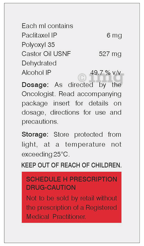 Pacliwel 260mg Injection image Pacliwel 260mg Injection image