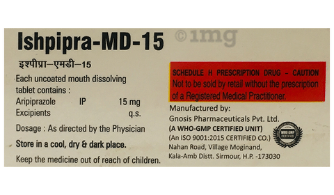 Ishpipra 15mg Tablet MD image Ishpipra 15mg Tablet MD image