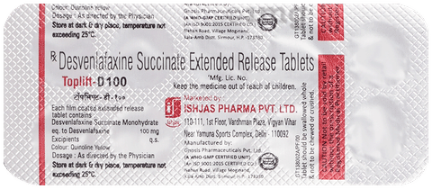 Toplift D 100mg Tablet image Toplift D 100mg Tablet image