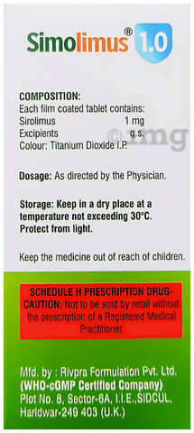Simolimus 1.0 Tablet image