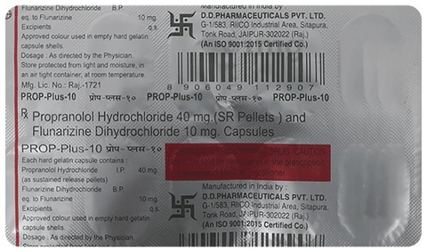 Prop Plus 40mg/10mg Tablet image