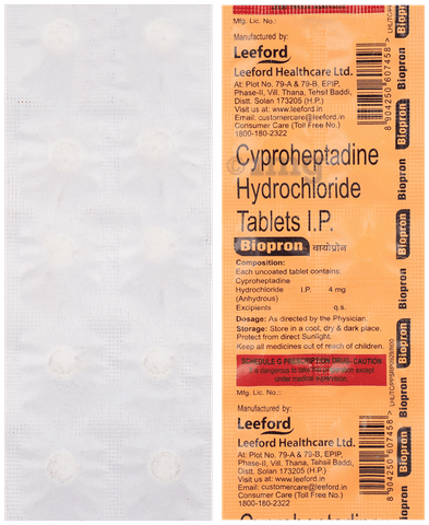 Biopron 4mg Tablet image Biopron 4mg Tablet image