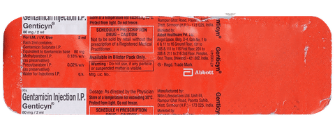Genticyn 80mg Injection image
